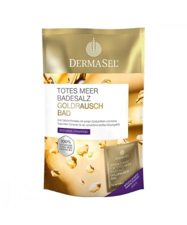 DERMASEL Dead Sea Bath Salt+Gold EXCLUSIVE 1 P