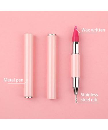 Nail Point Drill Pen Dual Heads Nail Art Diamond Pen Crystal Beads Picker Dotting Wax Pencil Manicure Art Tool Dual Use - Buy Online on SooperMarket.com