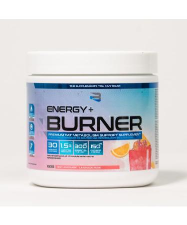 Believe Supplements Energy Burner: Maximize Fat Metabolism Muscle Recovery and Performance - Boost Endurance Reduce Fatigue and Enhance Alertness for Intense Workouts! (Pink Lemonade) - Buy Online on SooperMarket.com