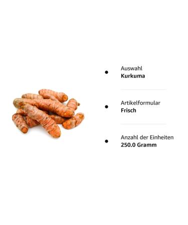 Buy Fresh Organic Turmeric - Curcuma 250g | Premium Quality International Shipping - Buy Online on SooperMarket.com