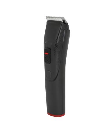Electric Hair Trimmer with 1500mAh Battery Ergonomic Design 2 Combs for Daily Use (Black)