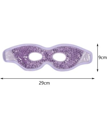 Fenteer Reusable Cold & Hot Eye Mask - Gel Pearl Cooling Eye Bag for Soothing Relief - Easy-to-Use Violet Design - Buy Online on SooperMarket.com