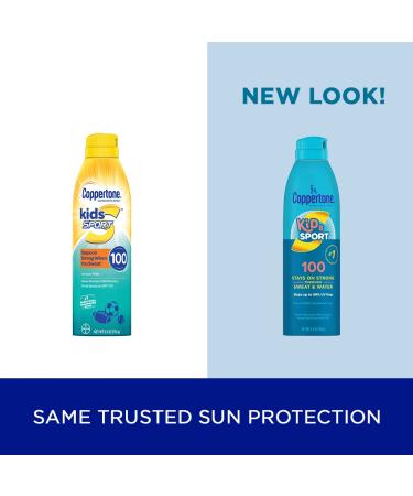 Coppertone SPORT Kids Sunscreen Spray SPF 100 - Water Resistant, Broad Spectrum Protection - 5.5 Oz - Buy Online on SooperMarket.com