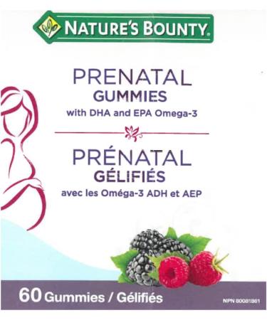 Nature's Bounty Prenatal Gummies - 60 Gummies | Essential Pregnancy Support - Buy Online on SooperMarket.com