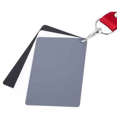 Macolink White Balance Grey Cards 18% Gray Cards Custom Color Calibration DSLR/SLR/Evil Camera Checker for Digital Photography Video (3.35" X 2.2")