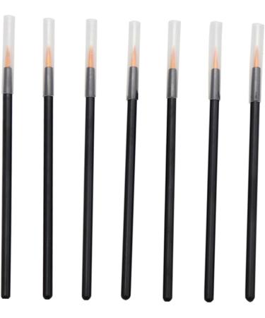 PLAFOPE 100pcs Eyeliner Eyeliner Small Eyeliner Brush Lip Liner Marker Liner Makeup Brush Orange - Buy Online on SooperMarket.com
