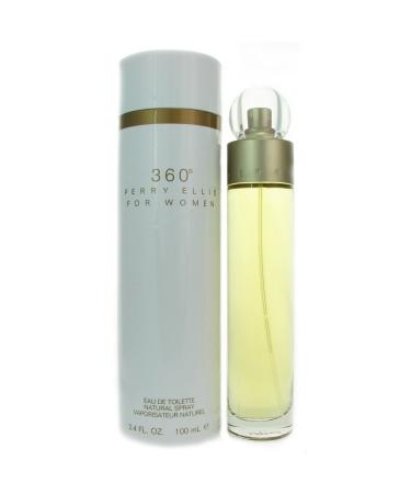 Perry Ellis 360 for Women Eau De Toilette Spray 3.4 Fl Oz (Pack of 1)