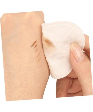 Buy Minkissy 300 Pcs Makeup Sponges & Cotton Pads - Thick Overlock Non-Woven Fabric for Face & Eyelashes | Travel-Friendly Makeup Remover - Buy Online on SooperMarket.com