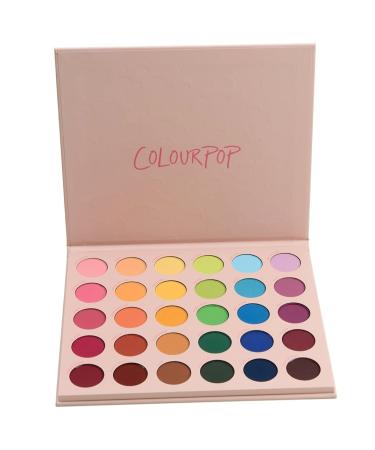 Colourpop Matte About Hue Eyeshadow Palette | Mega Rainbow Pressed Powder - Vibrant Colors for Stunning Looks - Buy Online on SooperMarket.com
