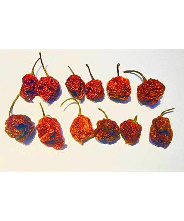 Wicked Reaper Carolina Reaper Chili Peppers - 10 Pack + 2 Free | Hottest Dried Spice - Buy Online on SooperMarket.com