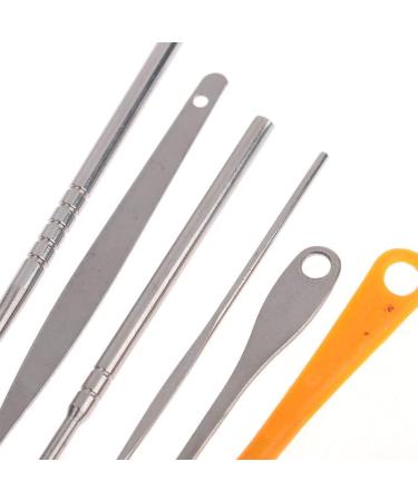 7Pcs Ear Pick Earwax Removal Kit - Portable Ear Cleaner Tool Set With Box - Buy Online on SooperMarket.com
