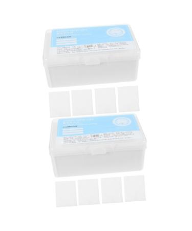 Balacoo 2160 Pcs Square Cotton Pads for Face Square Cosmetic Cotton Pads Face Cotton Pads Makeup Pad Nail Polish Remover Pads Facial Cotton Pads Makeup Remover Makeup Tools White