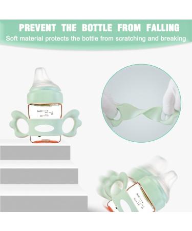 Ingjia Silicone Baby Bottle Handles - 3 Pack | Wide Neck Grip for Small Hands | Comfortable & Durable - Buy Online on SooperMarket.com