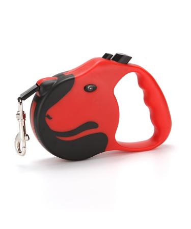 BCZR 5m long dog leash flexi leash 5m roller leash for dogs with anti-slip handle and quick brake button Suitable for small to medium-sized pets