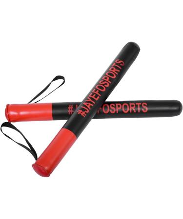 JAYEFO MMA Boxing Training Sticks - Black/Red | High-Quality Martial Arts Gear - Buy Online on SooperMarket.com