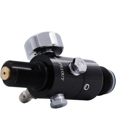 TUXING 4500 PSI Paintball Air Tank Regulator & Valve Gauge | Durable Aluminum Industrial Regulator (Inlet 4500psi, Outlet 2200psi) - Buy Online on SooperMarket.com