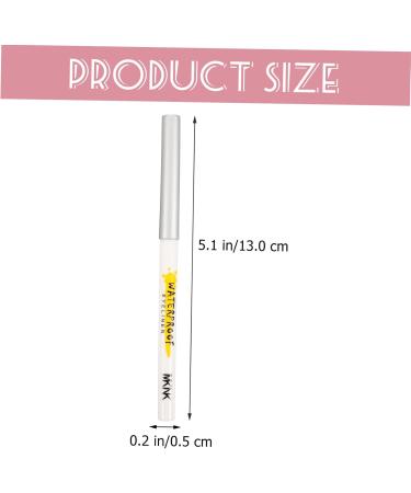 BELLIFFY 5pcs White Lying Silkworm Pen Highlighter Pen Eyeshadow Pencil Eyeshadow Crayons Eye Makeup Tools Makeup Pen Eye Shadow Makeup Cosmetics Eye Shadow Cosmetics Eye Shadow Pen - Buy Online on SooperMarket.com