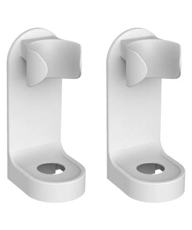 Elzey electric toothbrushes 2 pieces wall-mounted electric toothbrush warehouse regener electrical toothbrush rack punch-free display rack toothbrush base (white)