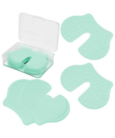 UPIQNG 4 Pcs Shot Pain Reducer Reusable Pain Relief Sheet Hurt Blocker Plastic Immunization Shooting Assist Shot Pain Blocks for Adults Kids LightGreen