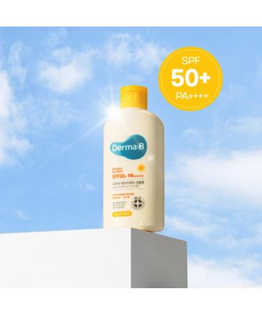 Derma B Everyday Sun Block Sunscreen SPF 50+ PA++++ 6.71 Fl Oz | Big Size Korean Sunscreen Lotion - Buy Online on SooperMarket.com