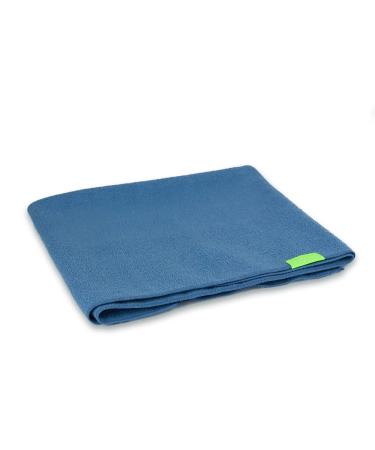 AQUIS Microfiber Hair Towel Water-Wicking Ultra Absorbent & 50% Faster Drying for All Hair Types Waterfall Blue Waterfall Regular (19x39 inches)