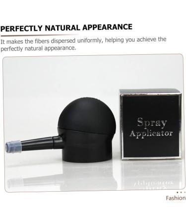 Mikinona 1pc Silicone Nozzle Hair Spray Application Nozzle Hair Building Fibers Applicator Hair Spray Nozzle Hair Fibers Sprayer Spray Mist Bottle Natural Hair Spray Plastic Abs Black - Buy Online on SooperMarket.com