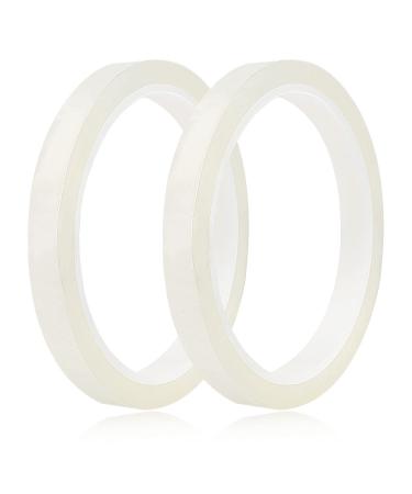 Pengxiaomei 2 Roll Clear Floral Tape 1/4 Wide Florist Tape Clear Waterproof Florist Tape Waterproof Floral Tape for Fresh Flower Crafts Flower Arrangements Supplies Clear 2Roll