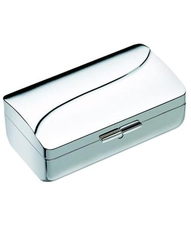Silver jug exclusive lipsticktetui lipstick box 9x5x3 cm premium silver plated noble silver -plated.Ready to give away with a chic gift packaging