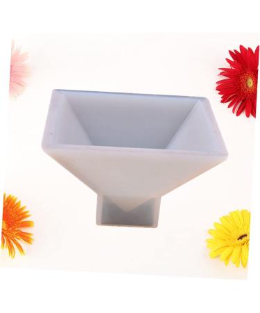 SEWACC Fondant Pyramid Resin Art Circle Silicone Mold Resin Casting Molds Adult Molds for Baking Pyramid Candle Mold Cake Mold Epoxy Pyramid Charms Ice Animal Moule De Manual Accessories White M - Buy Online on SooperMarket.com