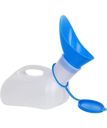 Male Urinal Bottle Camping Toilet Urine Bottle 1000ML Unisex Potty Urinals for Car Toliet Urinal Pot Portable Pee Bottle with A Lid and Funnel Leakproof Urinals for Car Travel Camping Outdoor - Buy Online on SooperMarket.com
