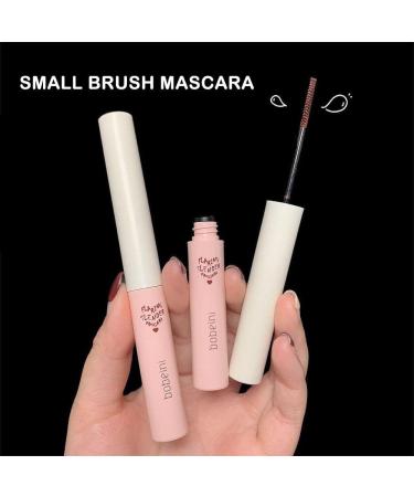 Mascara with Small Brush Head Waterproof and Long-Lasting Slender and Curly No Smudge Lengthened Thickened Fine Comb Type for Womenf 1.5g Brown - Buy Online on SooperMarket.com