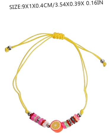 STAHAD 12pcs Dragon Fruit Bracelet Beaded Bracelets Boho Bracelets Summer Bracelets for Teen Girls Bracelets for Girls Multi-layer Stackable Bracelets Beads Child Bulk Polymer Clay Set - Buy Online on SooperMarket.com