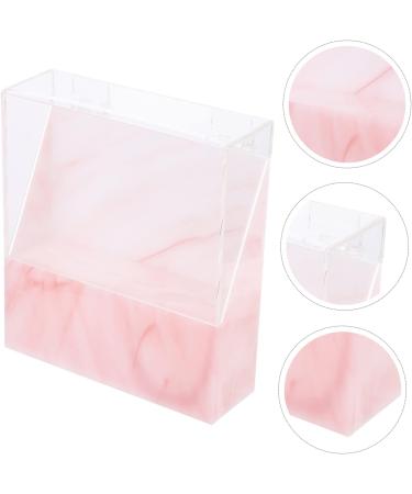WOFASHPURET Storage Rack Rack for Display Eyelash Holder Eyelash for Extensions Makeup Holder Eyelash Rack Pink Extend Acrylic Marble 14.5x4.5cm - Buy Online on SooperMarket.com