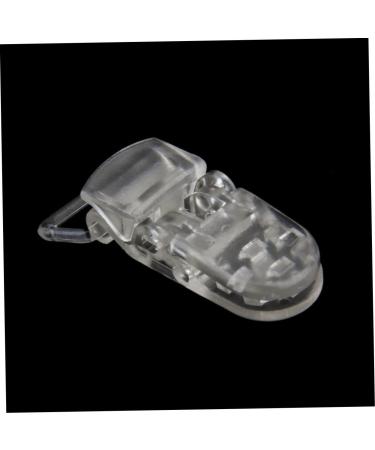 Obelunrp Plastic Suspender Clips - 10pcs Dummy Pacifier Holder for Teethers Bibs & Toys | International Shipping - Buy Online on SooperMarket.com
