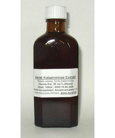 Asvet 100ml catnip tincture catnip drops extract EXTRA STRONG (full tincture 1:1 ratio)