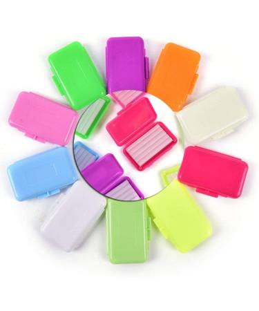 Angzhili 10 Pack Dental Orthodontics Wax for Brace Wearers Gum Protection (Multi-Color)