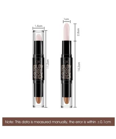 2-in-1 Contouring Pencil & Concealer - Versatile Makeup Highlighter for All Skin Types | International Shipping Available - Buy Online on SooperMarket.com