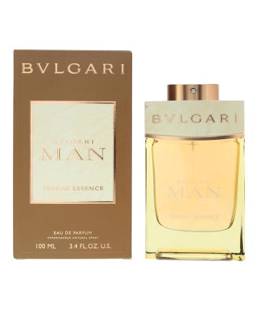 Bvlgari Man Terrae Essence for Men - 3.4 oz EDP Spray Woody Vetiver 3.4 Fl Oz (Pack of 1)