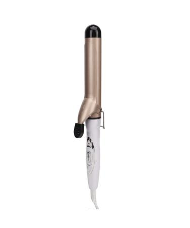 Hair Curling Iron 32mm Ceramic Hair Curling Wand 40W Portable Ceramic Hair Curler Wand with Ergonomic Handle Prevent Scalding and Release Negative Ions (US Plug)