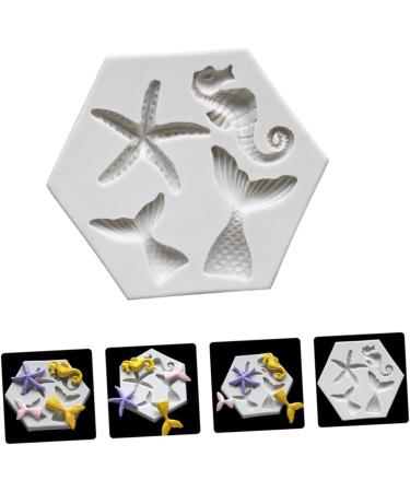MAGICLULU DIY Baking Mold 4 Pcs Mold Cake Silica Gel Fudge Silicone Sweet Mould 9X7.5X0.8CMx2pcs Greyx2pcs - Buy Online on SooperMarket.com