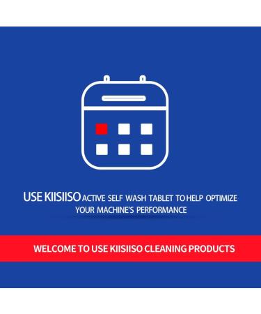 KIISIISO Washing Machine Cleaner Descaler Tablets | Deep Clean for Front, Top Load, HE Washers - Buy Online on SooperMarket.com