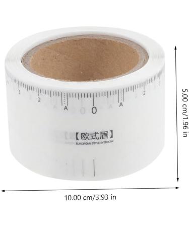 NOLITOY 50pcs Professional Eyebrow Ruler Brow Mapping Pen Eyebrow Stencils Eyebrow Line Major Makeup Tools - Buy Online on SooperMarket.com