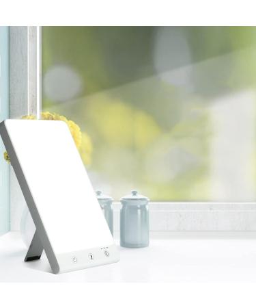 10000 Lux LED Light Therapy Lamp Portable Simulation of Daylight Lamp 2 Light Colours with Cool White Light Warm Light 6 Timer Settings Adjustable Brightness - Buy Online on SooperMarket.com