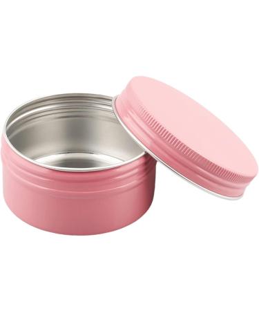 Buy BasicPacking 12-Piece 80ml Pink Empty Round Aluminum Screw Lid Cans - Ideal for Creams Candles & Cosmetics - Includes 50mm Stickers - Buy Online on SooperMarket.com