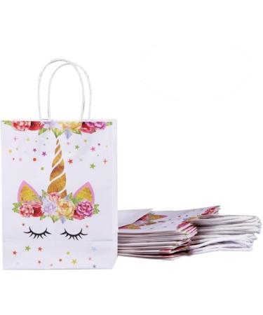 HOMSFOU 20 Pcs Paper Gift Bag Unicorn Gift Bag Unicorn Candy Bag Paper Candy Bag Unicorn Paper Bag Tote Bag Customized - Buy Online on SooperMarket.com