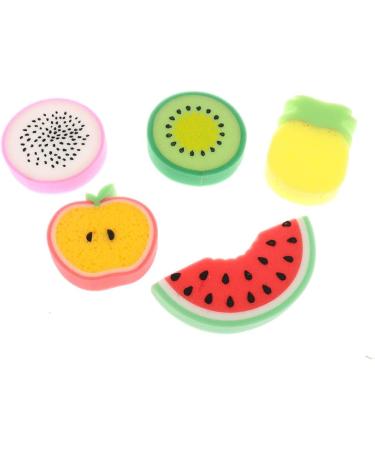 IYSHOUGONG Cute Fruit Shaped Bath Sponge - Ultra Soft Body Wash Sponge for Shower - Assorted Fruits Style 8 - Buy Online on SooperMarket.com