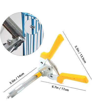 sunroot Type M Nail Ring Pliers Type M Nail Ring Pliers Type M Nail Ring Pliers Thickened for Manual Tying (M Nail +2400Clips) - Buy Online on SooperMarket.com
