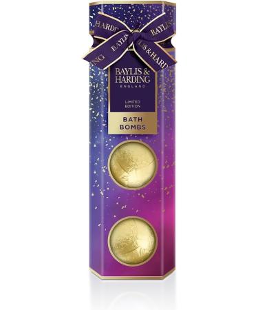 Baylis & Harding Midnight Fig & Pomegranate Luxury Bath Bomb Trio Gift Set - Vegan Friendly - Buy Online on SooperMarket.com