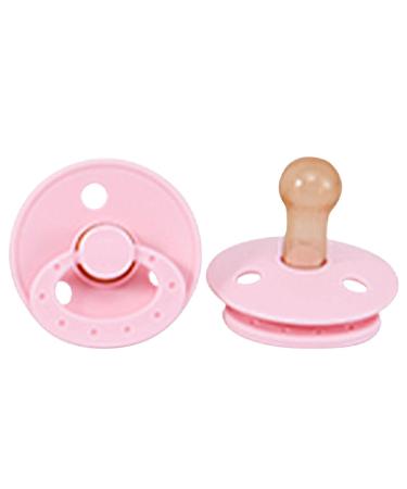 Shop Pink Silicone Baby Pacifier & Teething Ring - Ideal Teething Aid for 6 Months+ - Buy Online on SooperMarket.com