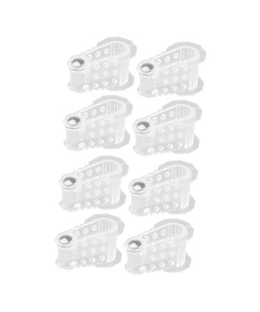 Anneome 4 Pairs Magnetic Splitter Tools for Men Yoga Tools Pedicure Tools for Feet Stretcher Dividers Separators for Women Sebs Transparent Valgus Support